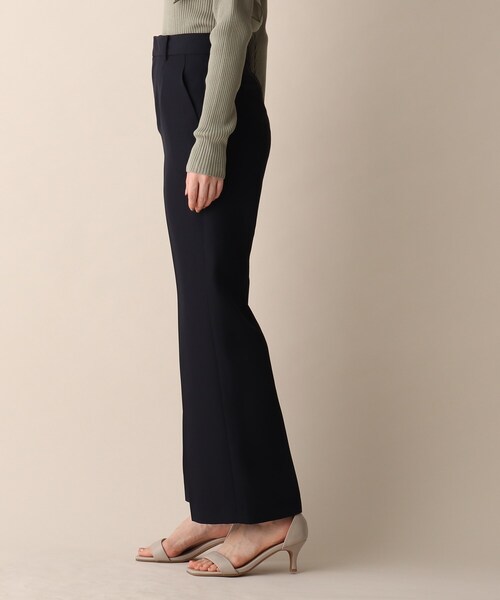 OPAQUE.CLIP（オペークドットクリップ）の「◆センタープレスフレア（その他パンツ・レディース・ネイビー/レモンイエロー/オフホワイト・36/38）」の5枚目の写真