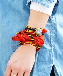 THE MILES | youtilityarticle SQUARE&Concho-Hairloop Set バンダナ＆コンチョバッジ セット(バンダナ/スカーフ)