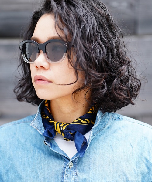 THE MILES（ザ マイルズ）の「youtilityarticle SQUARE&Concho-Hairloop Set バンダナ＆コンチョバッジ セット（バンダナ/スカーフ・メンズ・ネイビー/ワインレッド・FREE）」の9枚目の写真