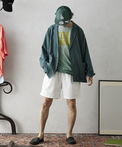 JOURNAL STANDARD relume(ジャーナルスタンダード レリューム)の「【ジャケット+パンツの2点SET】リラックスオーバーサイズセットアップ(シャツ/ブラウス・メンズ・ベージュ/ネイビー/グリーン・SMALL/MEDIUM/LARGE)」の12枚目の写真