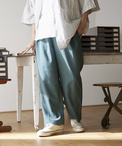 JOURNAL STANDARD relume(ジャーナルスタンダード レリューム)の「【ジャケット+パンツの2点SET】リラックスオーバーサイズセットアップ(シャツ/ブラウス・メンズ・ベージュ/ネイビー/グリーン・SMALL/MEDIUM/LARGE)」の17枚目の写真