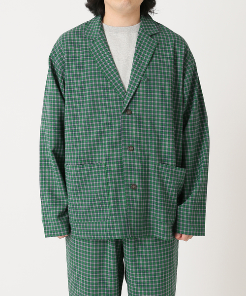 JOURNAL STANDARD relume(ジャーナルスタンダード レリューム)の「【ジャケット+パンツの2点SET】リラックスオーバーサイズセットアップ(シャツ/ブラウス・メンズ・ベージュ/ネイビー/グリーン・SMALL/MEDIUM/LARGE)」の20枚目の写真