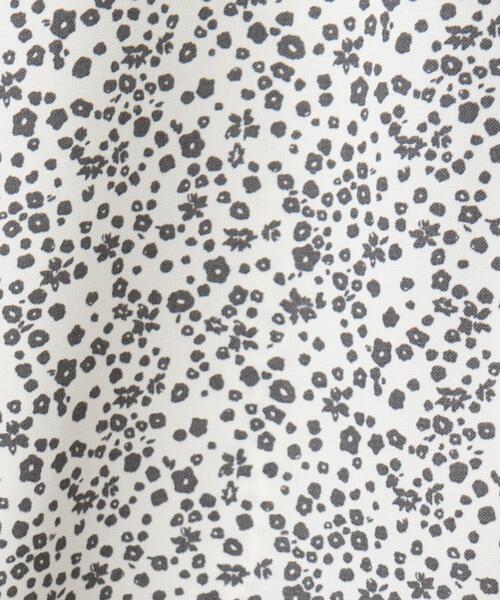 DRESKIP（ドレスキップ）の「◆小花柄フリル袖タックブラウス（シャツ/ブラウス・レディース・グリーン系その他2/ホワイト系3/ネイビー系・02/03/04）」の7枚目の写真