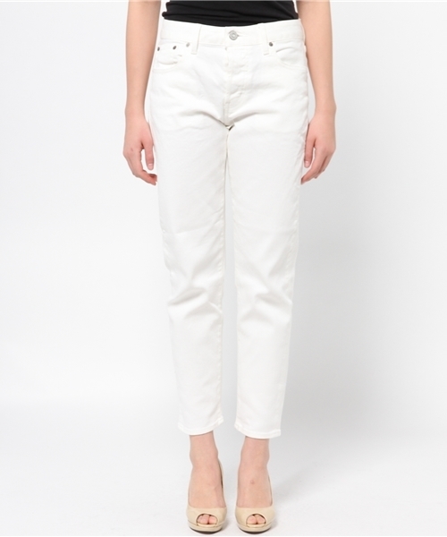 MOUSSY(マウジー)の「white STR FIT Tapered(その他パンツ・レディース・ホワイト・26inch/23inch/25inch/24inch/27inch)」の3枚目の写真