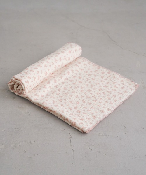 PUPPAPUPO(プッパプーポ)の「スワドルブランケット 100×100cm 2重ガーゼ(ベビー寝具/家具・キッズ・ベージュ/グレー/カーキ/ピンク/キナリ/ブラウン/イエロー/レッド/アイボリー/ベビーピンク/モカ/ベージュ系その他/ホワイト系その他/ホワイト系その他3/ミント/グレー系その他/イエロー系その他/ブラウン系その他/ピンク系その他/ホワイト系その他2/ホワイト×ピンク/ブラウン系その他2・FREE)」の21枚目の写真