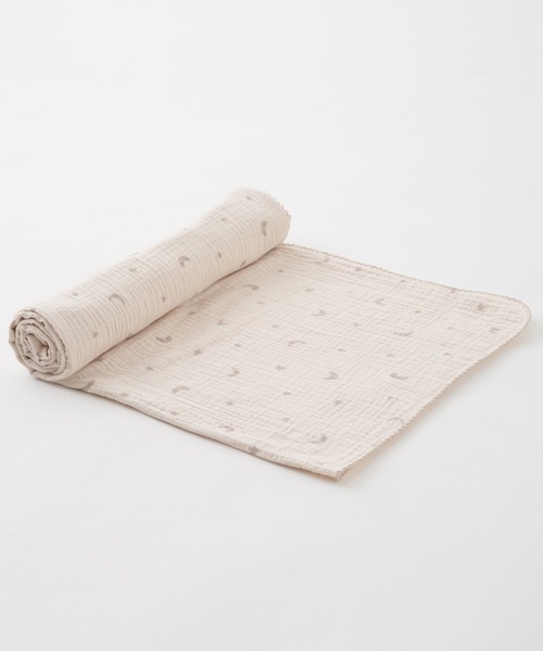 PUPPAPUPO(プッパプーポ)の「スワドルブランケット 100×100cm 2重ガーゼ(ベビー寝具/家具・キッズ・ベージュ/グレー/カーキ/ピンク/キナリ/ブラウン/イエロー/レッド/アイボリー/ベビーピンク/モカ/ベージュ系その他/ホワイト系その他/ホワイト系その他3/ミント/グレー系その他/イエロー系その他/ブラウン系その他/ピンク系その他/ホワイト系その他2/ホワイト×ピンク/ブラウン系その他2/ライトブルー/ライトベージュ/グレイッシュベージュ・FREE)」の16枚目の写真