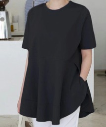 裾フレアTシャツ