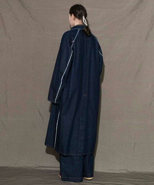 【16SS my beautiful landlet ブリーチデニムコート】 My Beautiful Landlet デニムビッグコート - BISHOOL,Edwina Horl,My