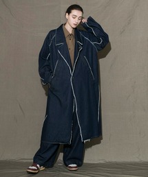 【16SS my beautiful landlet ブリーチデニムコート】 16SS my beautiful landlet ブリーチデニムコート】