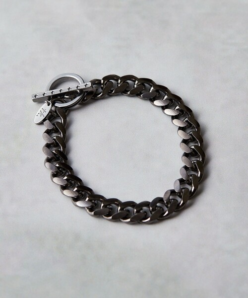 tk.TAKEO KIKUCHI（ティーケータケオキクチ）の「◆アソートチェーンブレスレット（ブレスレット・メンズ・ブラック/シルバー/ブラック系/シルバー系・00）」の2枚目の写真