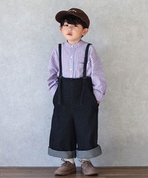 CIAOPANIC TYPY | 【KIDS】サス付きフリンジワイドデニムパンツ(デニムパンツ)