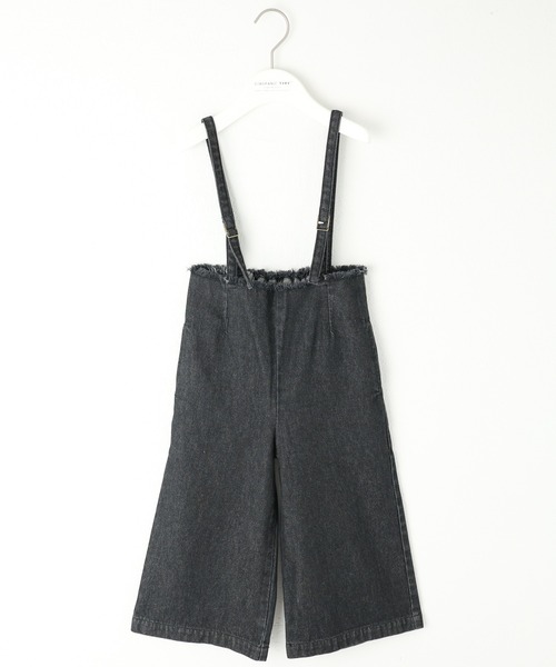 CIAOPANIC TYPY（チャオパニックティピー）の「【KIDS】サス付きフリンジワイドデニムパンツ（デニムパンツ・キッズ・ブラック/ネイビー・SMALL/MEDIUM/LARGE/X-LARGE/XX-LARGE）」の10枚目の写真