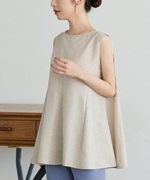 KOBE LETTUCE | リネンタッチノースリーブチュニックブラウス(シャツ/ブラウス)