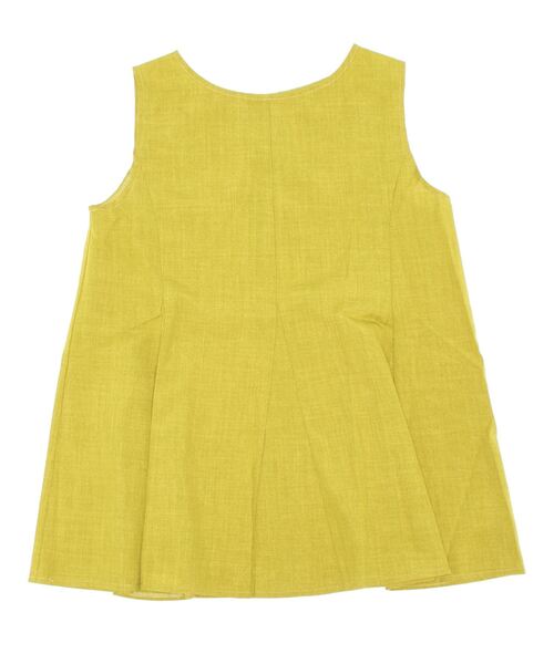 KOBE LETTUCE（コウベレタス）の「リネンタッチノースリーブチュニックブラウス（シャツ/ブラウス・レディース・ブラック/ベージュ/ピンク/ブルー/ライトグリーン/グレー/ホワイト/グリーン・FREE）」の18枚目の写真