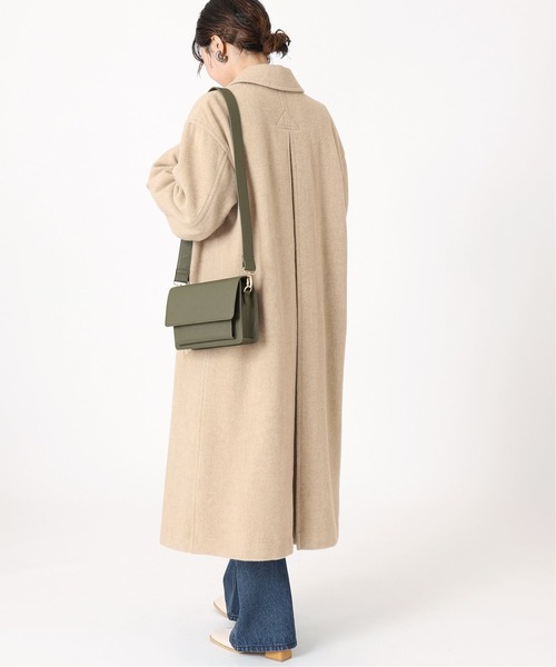 B.C STOCK（ベーセーストック）の「IMPERIALモッサシングルトレンチ*（トレンチコート・レディース・ベージュ/ネイビー/サックスブルー・FREE）」の6枚目の写真