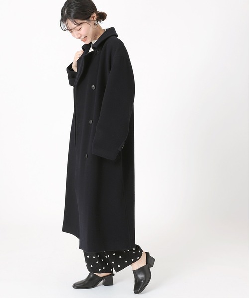 B.C STOCK（ベーセーストック）の「IMPERIALモッサシングルトレンチ*（トレンチコート・レディース・ベージュ/ネイビー/サックスブルー・FREE）」の10枚目の写真