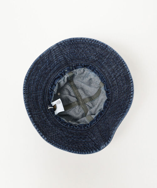 BEAMS BOY（ビームスボーイ）の「Decho × BEAMS BOY / デニム ハンターハット（ハット・レディース・インディゴブルー・ONE SIZE）」の4枚目の写真