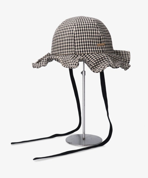 kaorinomori（カオリノモリ）の「kaorinomori リルハット（ハット・レディース・ブラック/ダークグレー・M/57.5cm）」の7枚目の写真