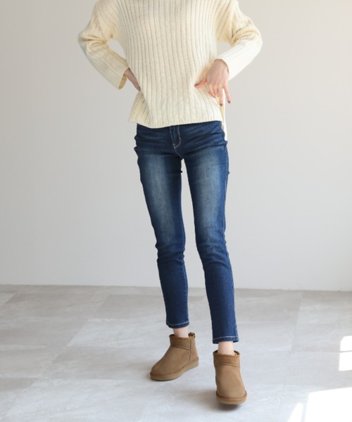 VIVIAN（ヴィヴィアン）の「もこもこ撥水ミニ丈ムートンブーツ（ブーツ・レディース・グレー系その他3/ブラック系その他3/イエロー系その他6/グレー系その他6・M/LL/L/S）」の19枚目の写真