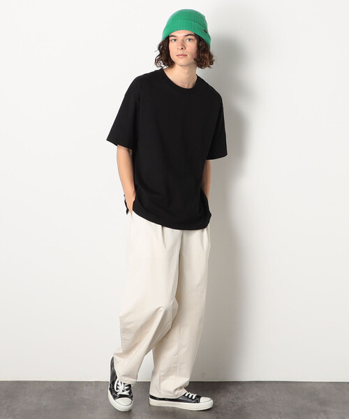 Purple&Yellow（パープルアンドイエロー）の「ロールニットキャップ（ニットキャップ/ビーニー・メンズ・ブラック/グリーン・FREE）」の4枚目の写真