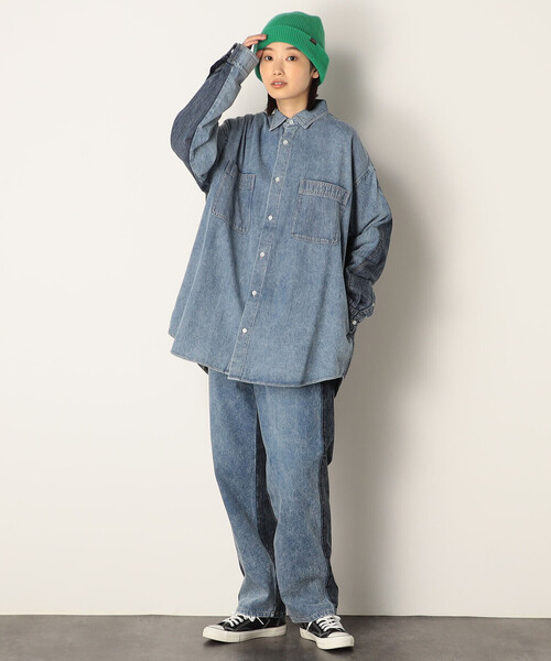 Purple&Yellow（パープルアンドイエロー）の「ロールニットキャップ（ニットキャップ/ビーニー・メンズ・ブラック/グリーン・FREE）」の7枚目の写真