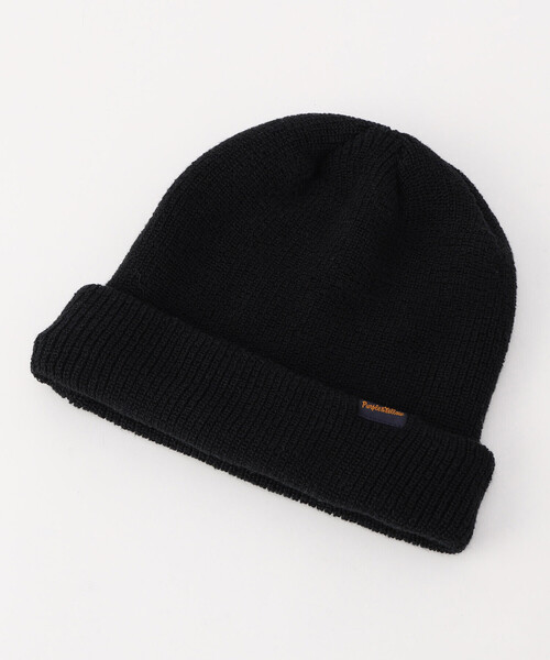 Purple&Yellow（パープルアンドイエロー）の「ロールニットキャップ（ニットキャップ/ビーニー・メンズ・ブラック/グリーン・FREE）」の5枚目の写真