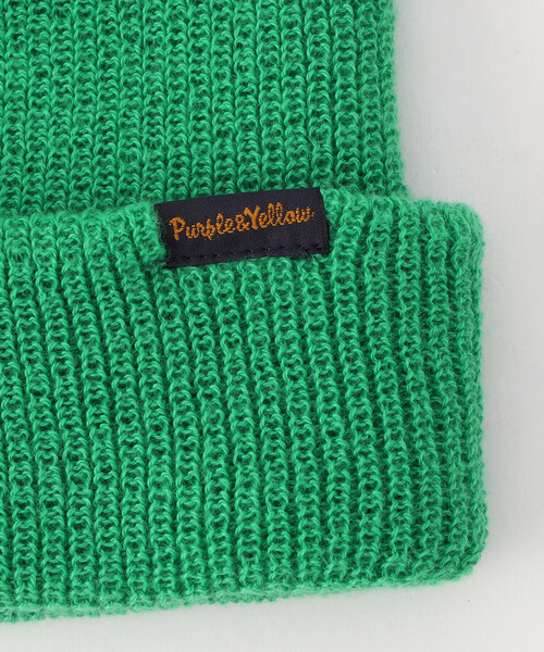 Purple&Yellow（パープルアンドイエロー）の「ロールニットキャップ（ニットキャップ/ビーニー・メンズ・ブラック/グリーン・FREE）」の12枚目の写真