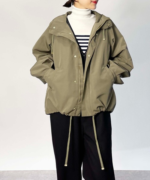 PICCIN（ピッチン）の「ラグランスリーブマウンテンパーカー（ライナー取り外し可能）（その他アウター・レディース・ブラック/ベージュ/カーキ・M/L）」の3枚目の写真