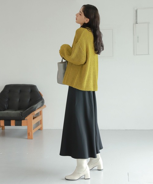 LAKOLE（ラコレ）の「リブニットショートブーツ / 164265（ブーツ・レディース・ブラック/アイボリー・MEDIUM/LARGE）」の17枚目の写真