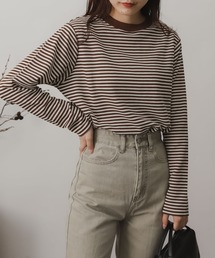 SENSE OF PLACE by URBAN RESEARCH | リンガーボーダーロングTシャツ(Tシャツ/カットソー)