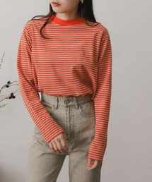 SENSE OF PLACE by URBAN RESEARCH | リンガーボーダーロングTシャツ(Tシャツ/カットソー)