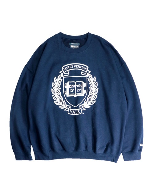 C.E.L.STORE（セルストア）の「SUNNY SPORTS / サニースポーツ YALE PRINTED CREW SWEAT プリントクルーネックスウェット（スウェット・メンズ・ネイビー/ライトグレー/ホワイト・X-LARGE/LARGE/XX-LARGE/MEDIUM）」の19枚目の写真