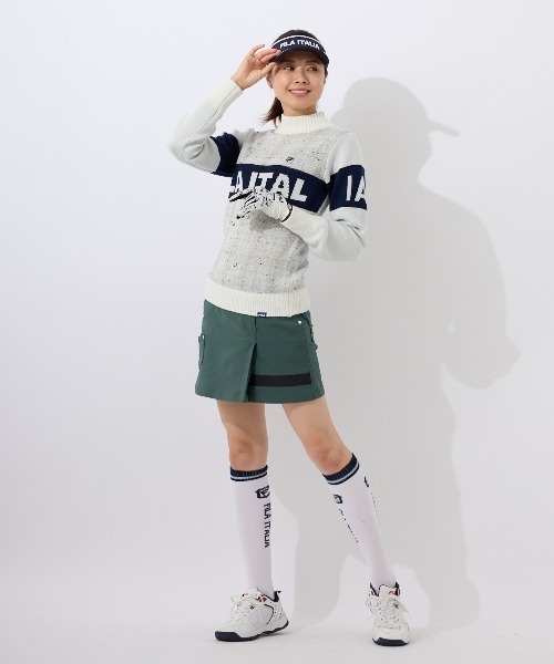 FILA GOLF(フィラゴルフ )の「【FILA GOLF:フィラゴルフ】レディースストレッチスカート(スカート・レディース・ネイビー/ベージュ/ピンク/グリーン・LARGE/SMALL/MEDIUM)」の20枚目の写真