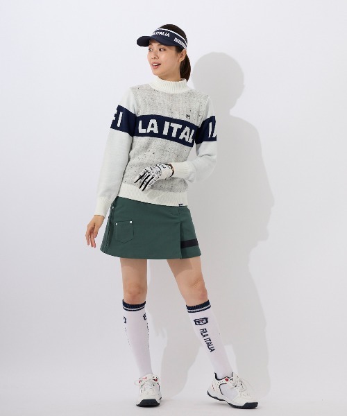 FILA GOLF(フィラゴルフ )の「【FILA GOLF:フィラゴルフ】レディースストレッチスカート(スカート・レディース・ネイビー/ベージュ/ピンク/グリーン・LARGE/SMALL/MEDIUM)」の21枚目の写真
