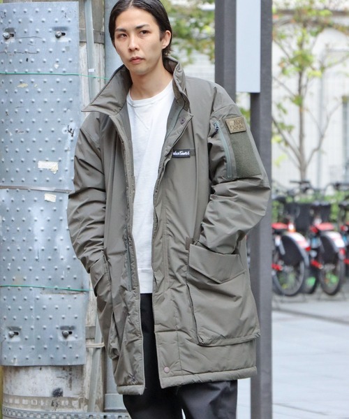 ABU GARCIA（アブ・ガルシア）の「AbuGarcia/アブ ガルシア×WILD THINGS COLD WEATHER MONSTER COAT モンスターパーカー ミリタリー ワンポイント ロゴ ミリタリー（ダウンジャケット/コート・メンズ・オリーブ/ブラック・L/M）」の21枚目の写真