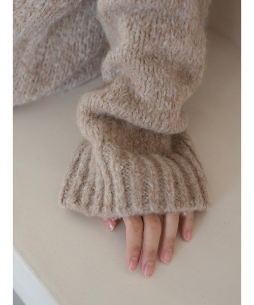 jumelle（ジュメロ）の「ボックスニットカーディガン（カーディガン/ボレロ・レディース・グリーン/ベージュ・FREE）」の17枚目の写真