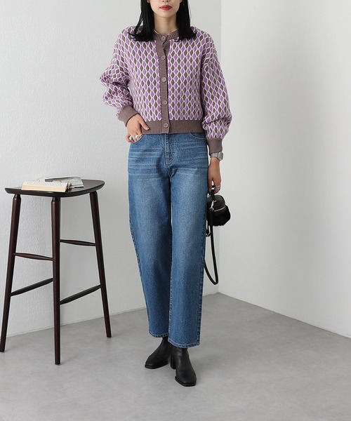 COLONY 2139(コロニートゥーワンスリーナイン)の「ストレートデニムパンツ(デニムパンツ・レディース・ネイビー/ブルー/ブラック/サックスブルー/ライトグレー/ダークブルー・LARGE/SMALL/MEDIUM)」の7枚目の写真