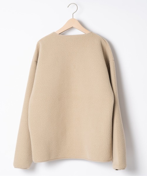 KELTY（ケルティ）の「【 KELTY/  ケルティ 】 メドウトレイル フリース カーディガン ボア GKO KE22213046（ノーカラージャケット・メンズ・ベージュ/ブラック・MEDIUM/LARGE/X-LARGE）」の5枚目の写真