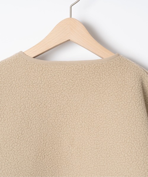 KELTY（ケルティ）の「【 KELTY/  ケルティ 】 メドウトレイル フリース カーディガン ボア GKO KE22213046（ノーカラージャケット・メンズ・ベージュ/ブラック・MEDIUM/LARGE/X-LARGE）」の7枚目の写真