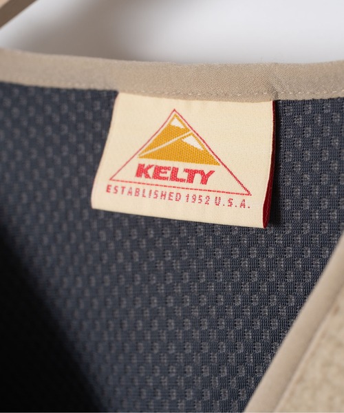 KELTY（ケルティ）の「【 KELTY/  ケルティ 】 メドウトレイル フリース カーディガン ボア GKO KE22213046（ノーカラージャケット・メンズ・ベージュ/ブラック・MEDIUM/LARGE/X-LARGE）」の8枚目の写真