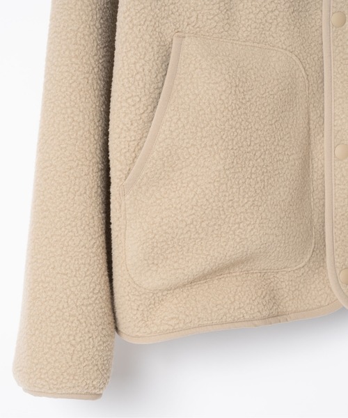 KELTY（ケルティ）の「【 KELTY/  ケルティ 】 メドウトレイル フリース カーディガン ボア GKO KE22213046（ノーカラージャケット・メンズ・ベージュ/ブラック・MEDIUM/LARGE/X-LARGE）」の10枚目の写真