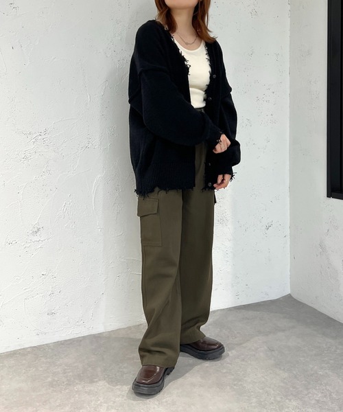 セール】ダメージニットカーディガン【ZOZOTOWN限定アイテム