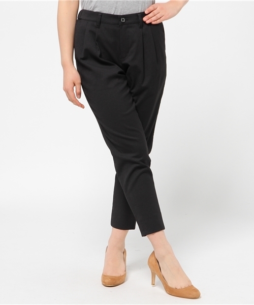 MACKINTOSH PHILOSOPHY(マッキントッシュ フィロソフィー)の「【ウォッシャブル】【吸水速乾機能】ウエストゴム使い2タックパンツ(その他パンツ・レディース・ホワイト/ブルー/ネイビー/グレー・34/36/38/40)」の3枚目の写真