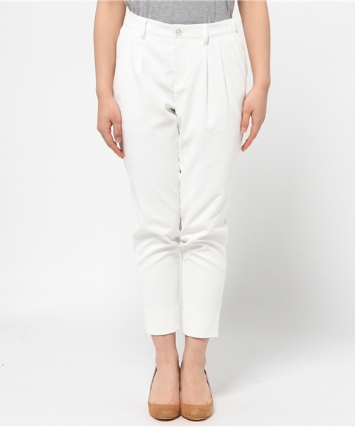 MACKINTOSH PHILOSOPHY(マッキントッシュ フィロソフィー)の「【ウォッシャブル】【吸水速乾機能】ウエストゴム使い2タックパンツ(その他パンツ・レディース・ホワイト/ブルー/ネイビー/グレー・34/36/38/40)」の5枚目の写真