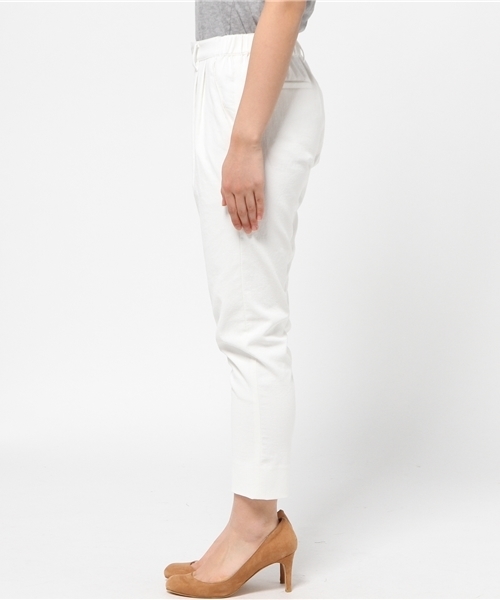 MACKINTOSH PHILOSOPHY(マッキントッシュ フィロソフィー)の「【ウォッシャブル】【吸水速乾機能】ウエストゴム使い2タックパンツ(その他パンツ・レディース・ホワイト/ブルー/ネイビー/グレー・34/36/38/40)」の9枚目の写真