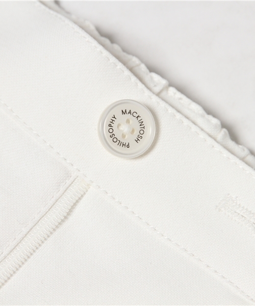 MACKINTOSH PHILOSOPHY(マッキントッシュ フィロソフィー)の「【ウォッシャブル】【吸水速乾機能】ウエストゴム使い2タックパンツ(その他パンツ・レディース・ホワイト/ブルー/ネイビー/グレー・34/36/38/40)」の7枚目の写真