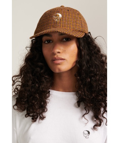 Not So Ape（ノットソーエイプ）の「Plaid Logo Cap（キャップ・メンズ・グリーン/オレンジ・FREE）」の3枚目の写真