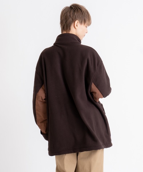 ONCILY(オンシェリー)の「BICOLOR BOA FLEECE BLOUSON / バイカラーボアフリースブルゾン(ブルゾン・メンズ・ベージュ/ダークブラウン/ブラック・LARGE/MEDIUM)」の19枚目の写真