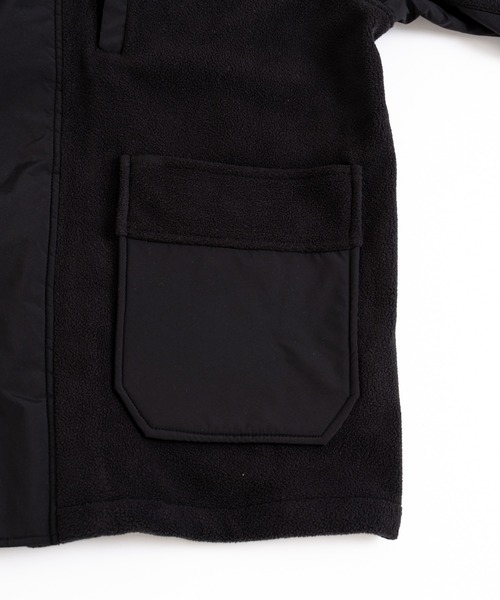 ONCILY(オンシェリー)の「BICOLOR BOA FLEECE BLOUSON / バイカラーボアフリースブルゾン(ブルゾン・メンズ・ベージュ/ダークブラウン/ブラック・LARGE/MEDIUM)」の15枚目の写真