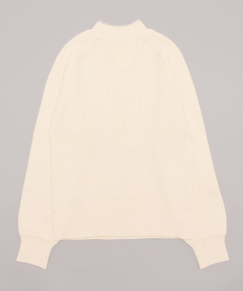 Te chichi（テチチ）の「衿パールハイネックリブニットプルオーバー（ニット/セーター・レディース・オフホワイト/グレー/ブラック・ﾌﾘ-）」の13枚目の写真